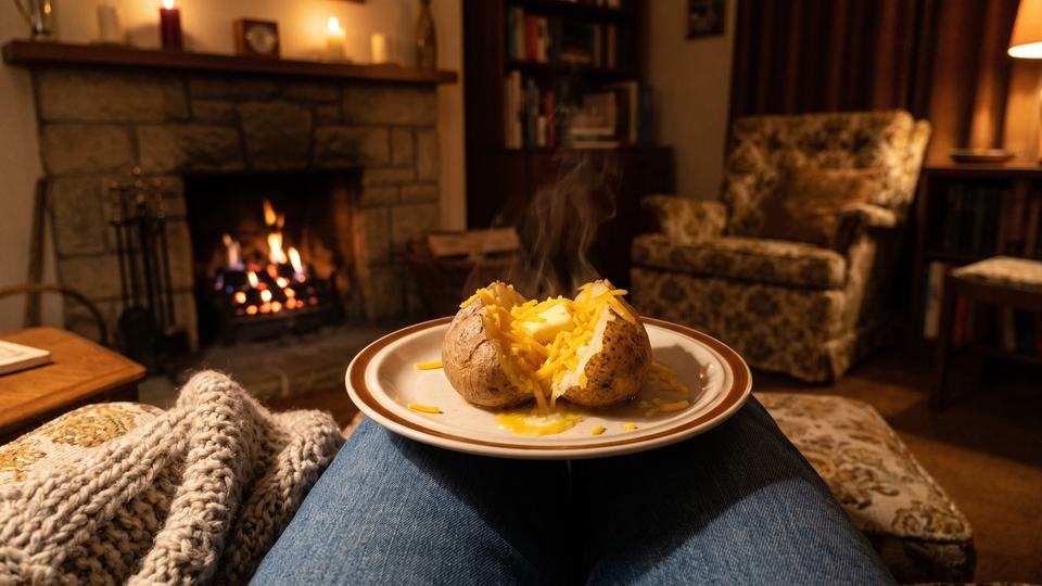 Jacket Potatoes in the Fire