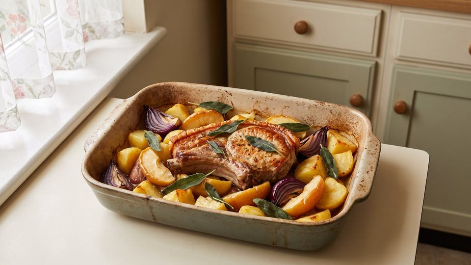 Pork Chop with Apples